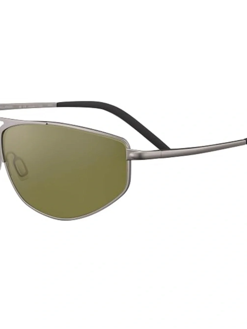 Serengeti Men's Sunglasses Case and Sunglasses - Gun Metal